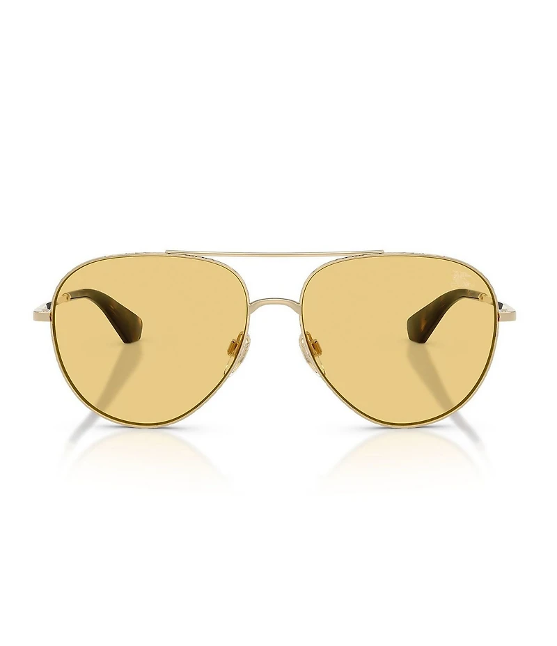 Burberry Unisex BE3172 59mm Pilot Sunglasses