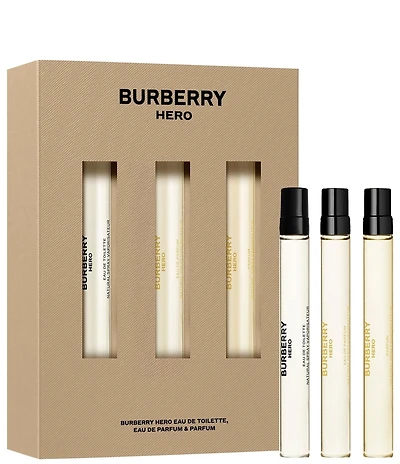 Burberry Hero Men's Travel Spray Trio Gift Set