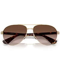 Burberry Men's BE3167 59mm Aviator Sunglasses
