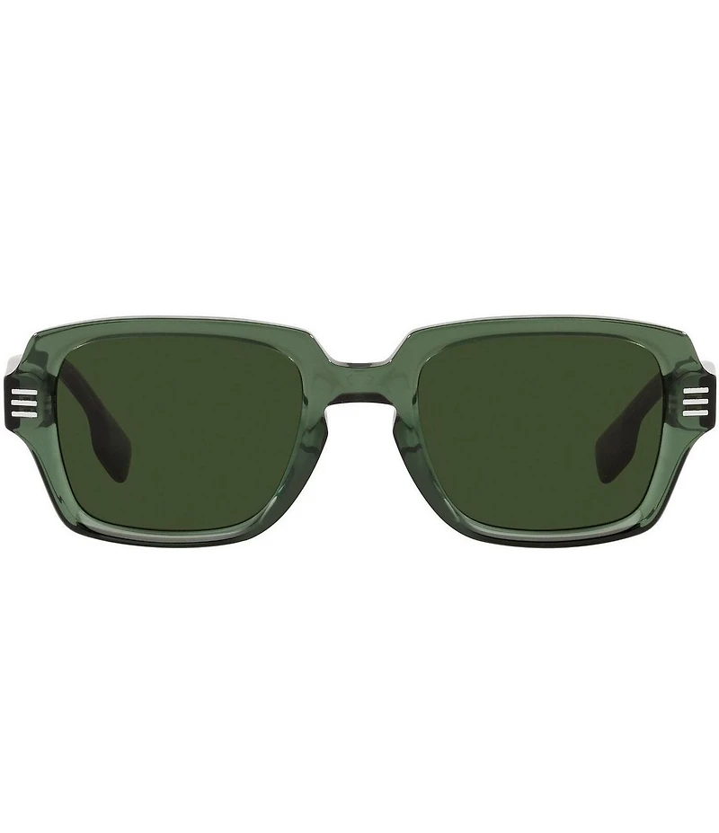 Burberry Men's BE4349 Eldon 51mm Rectangle Sunglasses