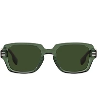 Burberry Men's BE4349 Eldon 51mm Rectangle Sunglasses