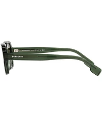 Burberry Men's BE4349 Eldon 51mm Rectangle Sunglasses