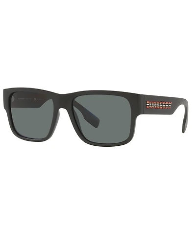 Burberry Men's BE4358 Knight 57mm Polarized Square Sunglasses