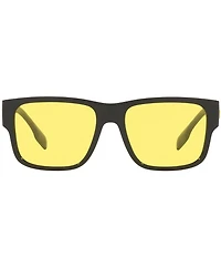 Burberry Men's BE4358 Knight 57mm Square Sunglasses