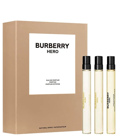 Burberry Men's Hero Eau de Parfum & Parfum Trio Gift Set
