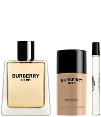 Burberry Men's Hero Eau de Toilette Deodorant Trio Gift Set