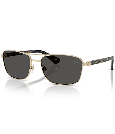 Burberry Women's BE31631 60mm Rectangle Sunglasses