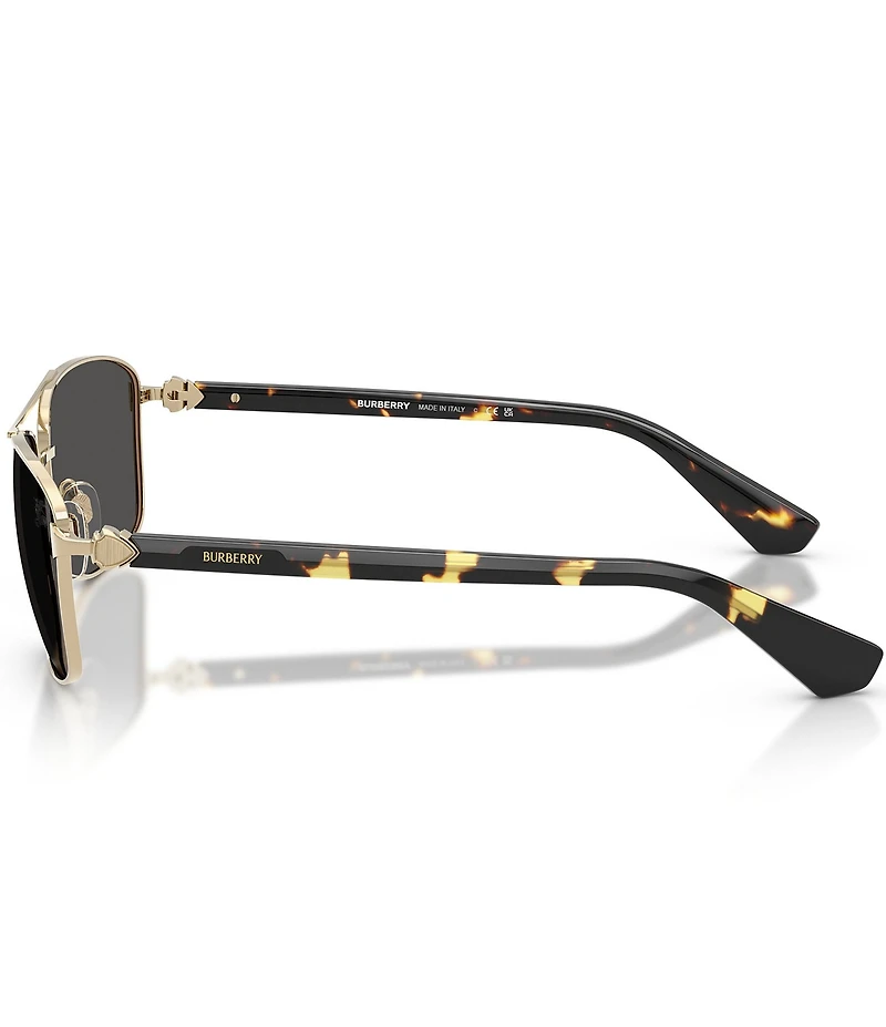 Burberry Women's BE31631 60mm Rectangle Sunglasses
