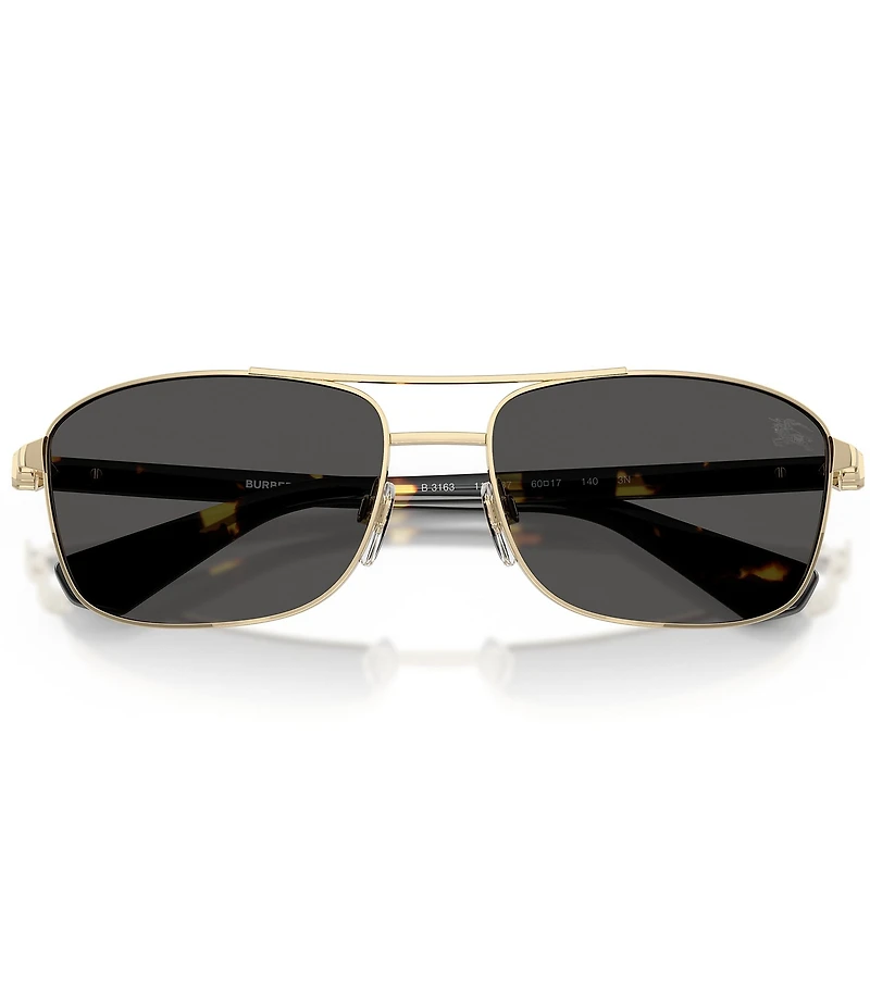 Burberry Women's BE31631 60mm Rectangle Sunglasses