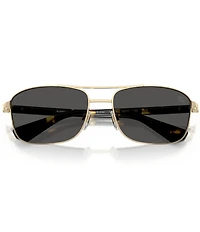 Burberry Women's BE31631 60mm Rectangle Sunglasses