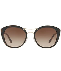 Burberry Womens BE4251Q 53mm Round Sunglasses