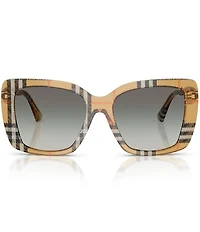 Burberry Women's BE4456F 54mm Square Sunglasses
