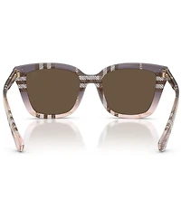 Burberry Women's BE4487F 52mm Square Sunglasses