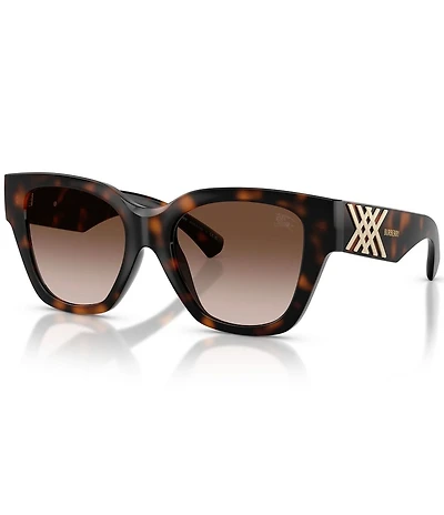 Burberry Women's BE4489U 53mm Retro Square Sunglasses
