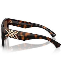 Burberry Women's BE4489U 53mm Square Sunglasses
