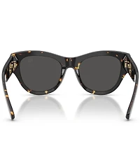 Burberry Women's BE4491 52mm Round Sunglasses
