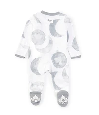 Burt's Bees Baby Boys Long-Sleeve Hello Moon Footie Coverall