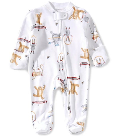 Burt's Bees Baby Boys Long Sleeves Jungle Gym Sleep & Play Footie