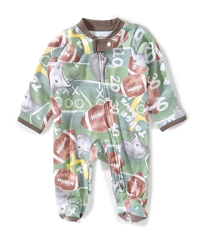 Burt's Bees Baby Boys Organic Cotton Touchdown Footie Sleeper
