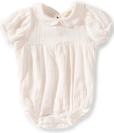 Burt's Bees Baby Girls Organic Cotton Muslin Short Sleeve Bodysuit