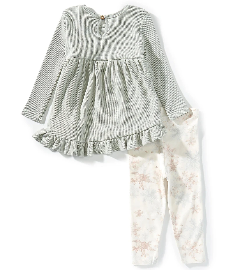 Burt's Bees Baby Girls Organic Cotton Tunic & Snowflake Flurry Legging Set
