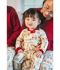 Burt's Bees Baby Long-Sleeve Christmas Caroler's Pajama T-Shirt & Matching Pajama Pants Set