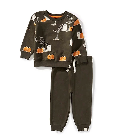 Burt's Bees Baby Midnight Fright Sweatshirt & Pants Set