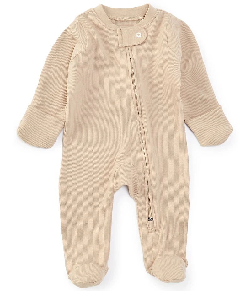 Burt's Bees Baby Long-Sleeve Solid Footed Coverall