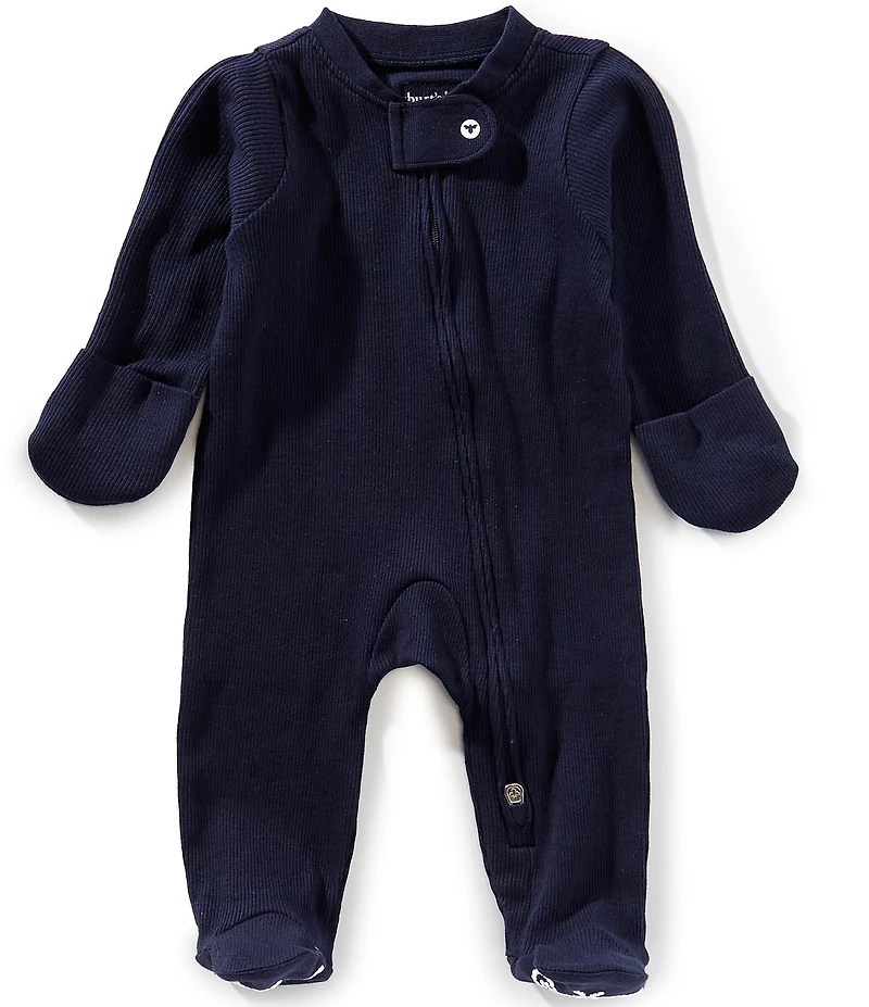 Burt's Bees Baby Long-Sleeve Solid Footed Coverall
