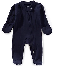 Burt's Bees Baby Long-Sleeve Solid Footed Coverall