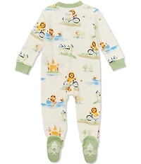 Burt's Bees Baby Organic Cotton Long Sleeve Lion Life Sleep & Play Footie