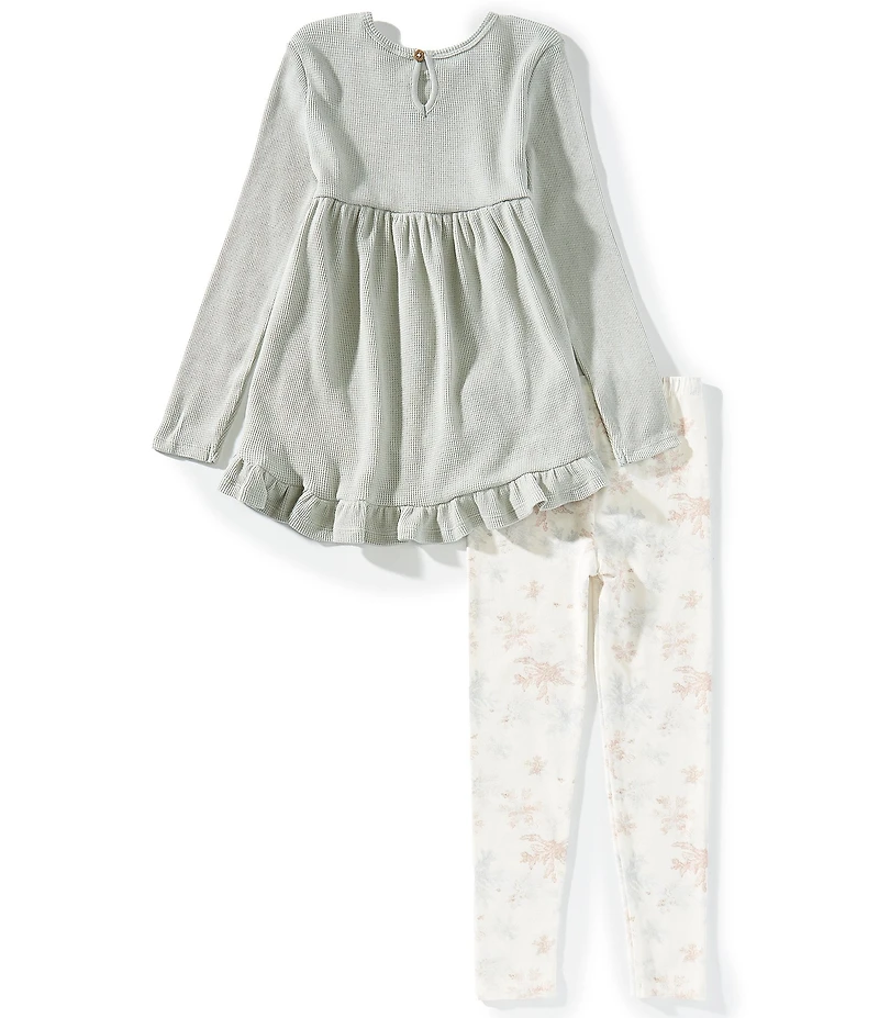 Burt's Bees Little Girls Organic Cotton Tunic & Snowflake Flurries Legging Set