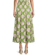 Buru Coordinating Dot Printed Maxi Skirt