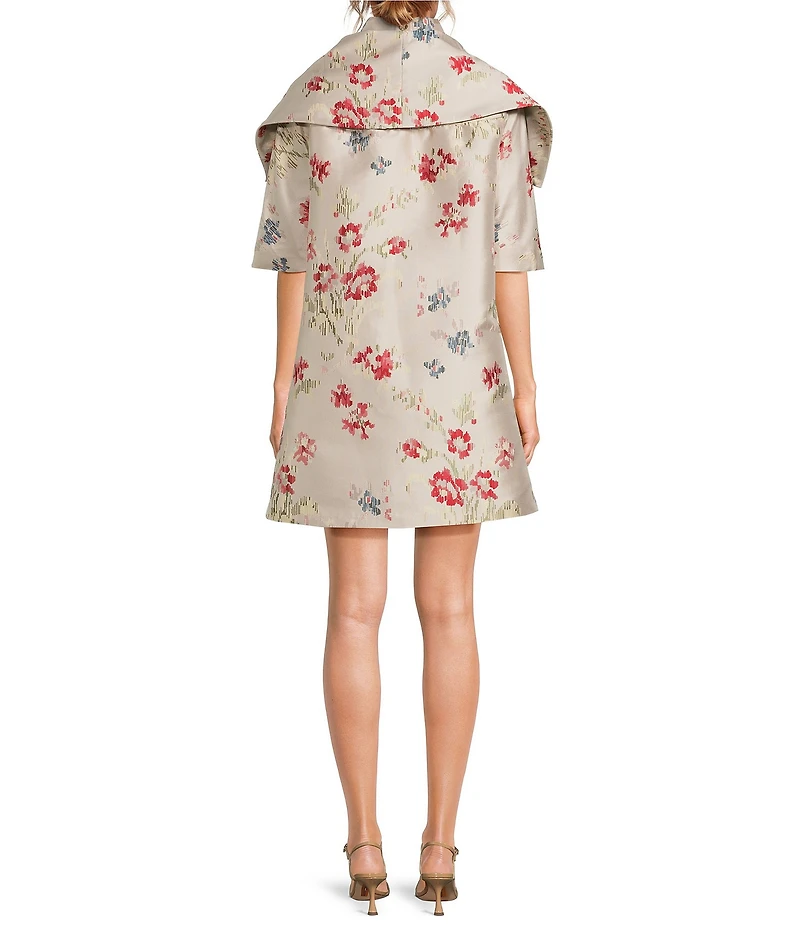 Buru Jacquard Tailored Car Coat