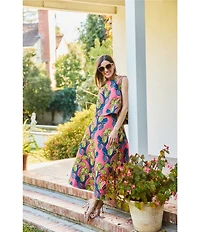 Buru Laura Jacquard Textile A Line Coordinating Midi Skirt