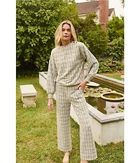Buru Le Culotte Coordinating High Rise Full Length Wide Leg Pants