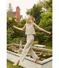 Buru Le Culotte Coordinating High Rise Full Length Wide Leg Pants