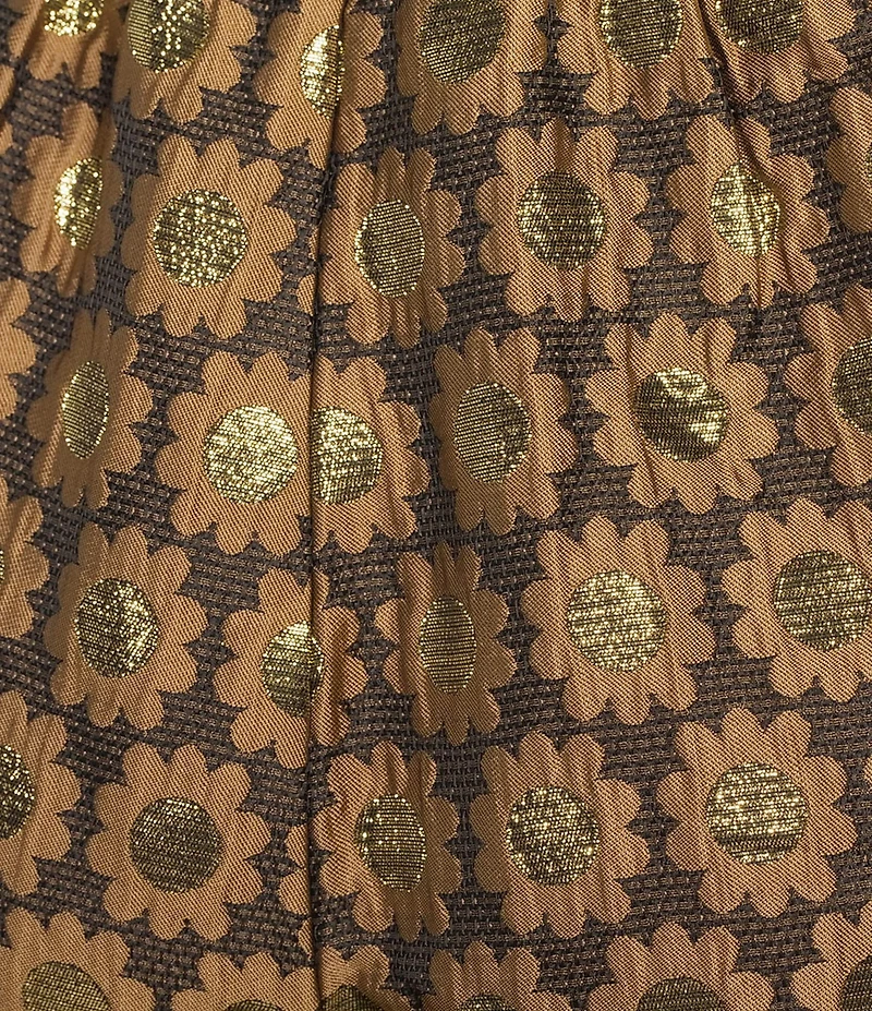 Buru Le Culotte Coordinating Printed High Rise Full Length Coordinating Wide Leg Pants