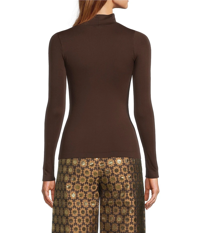 Buru Mock Neck Long Sleeve Tee