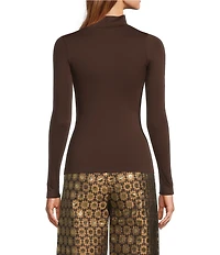 Buru Mock Neck Long Sleeve Tee