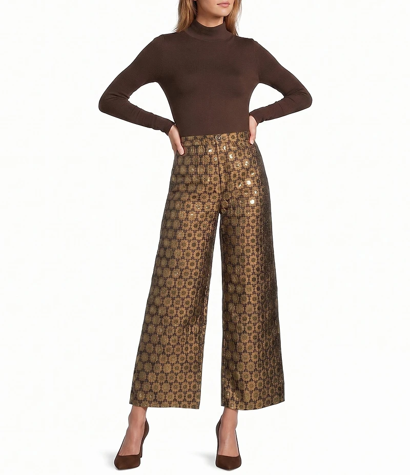 Buru Mock Neck Long Sleeve Tee