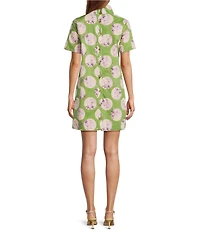 Buru Mock Neck Mod Mini Dress