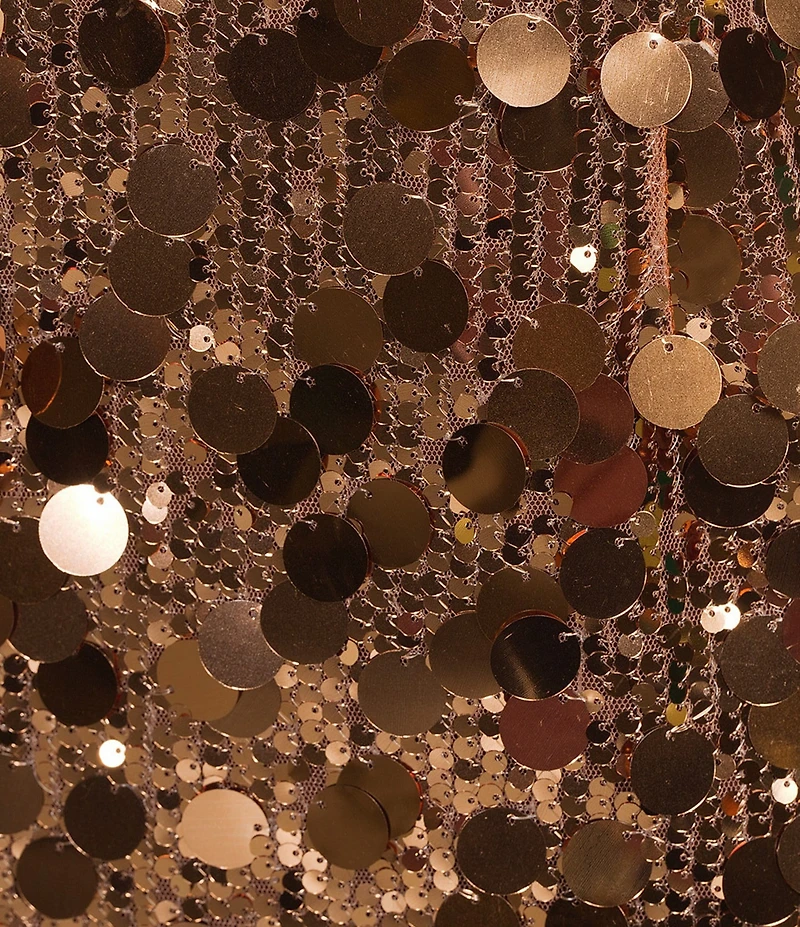 Buru Sequin Coordinating Pencil Mini Skirt