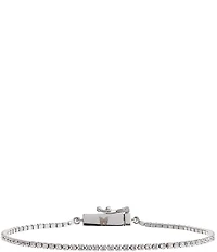 By Adina Eden Crystal Eden Classic Thin Tennis Line Bracelet
