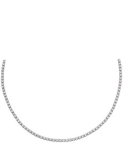 By Adina Eden Eden Thin Tennis Choker Necklace