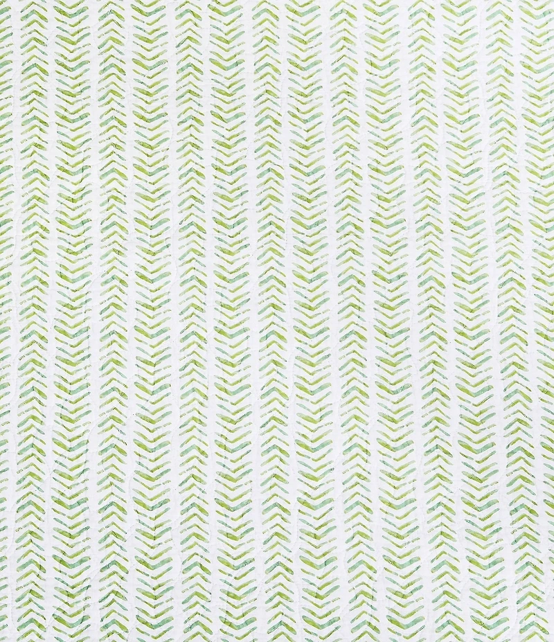 C&F Home Clover Bug Floral Reversible Green Chevron Quilt Mini Set