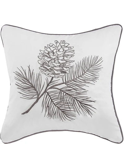 C&F Home Pinecone Embroidered Throw Pillow