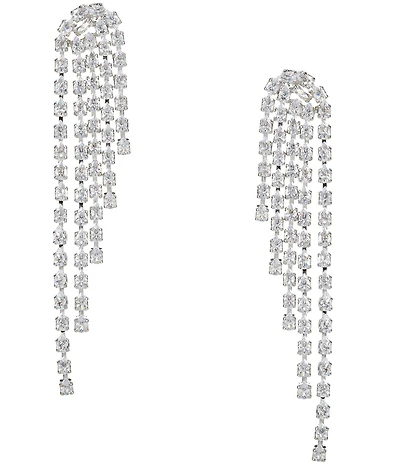 C by Cezanne Angle Linear Earrings