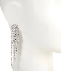 C by Cezanne Angle Linear Earrings