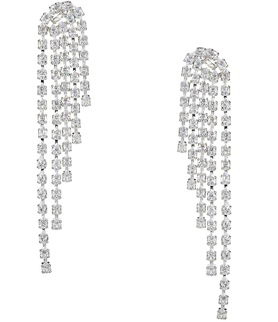 C by Cezanne Angle Linear Earrings